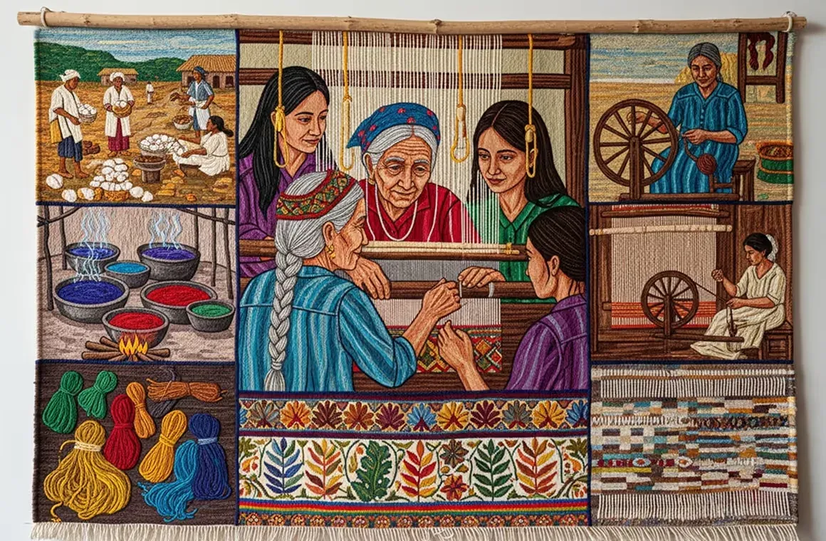 How a wall hanging goes from a bundle of cotton cord to a finished piece, and why no two of them come out quite the same.